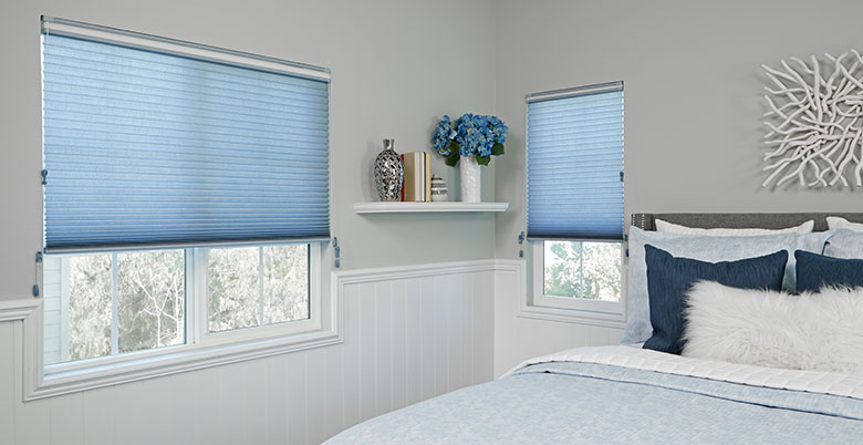 Cellular Shades in Bedroom