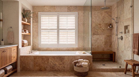 Custom Interior Bedroom Shutters
