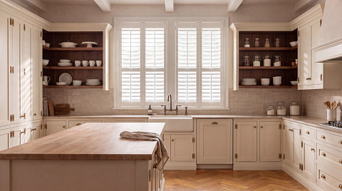 Custom Interior Bedroom Shutters