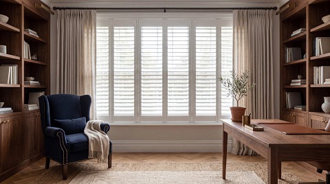 Custom Interior Bedroom Shutters