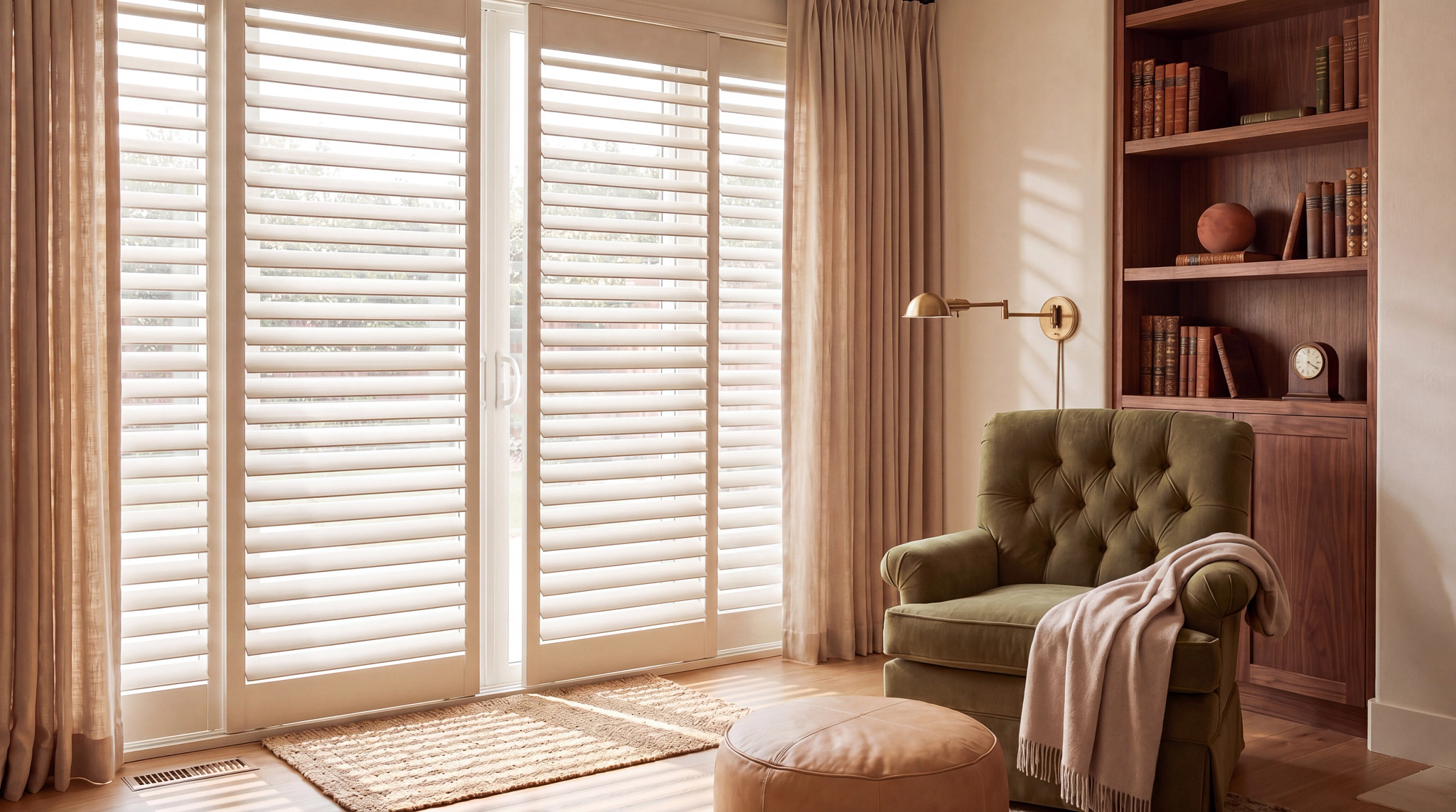 Custom Interior Bedroom Shutters