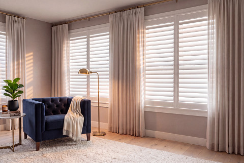 Custom Interior Bedroom Shutters