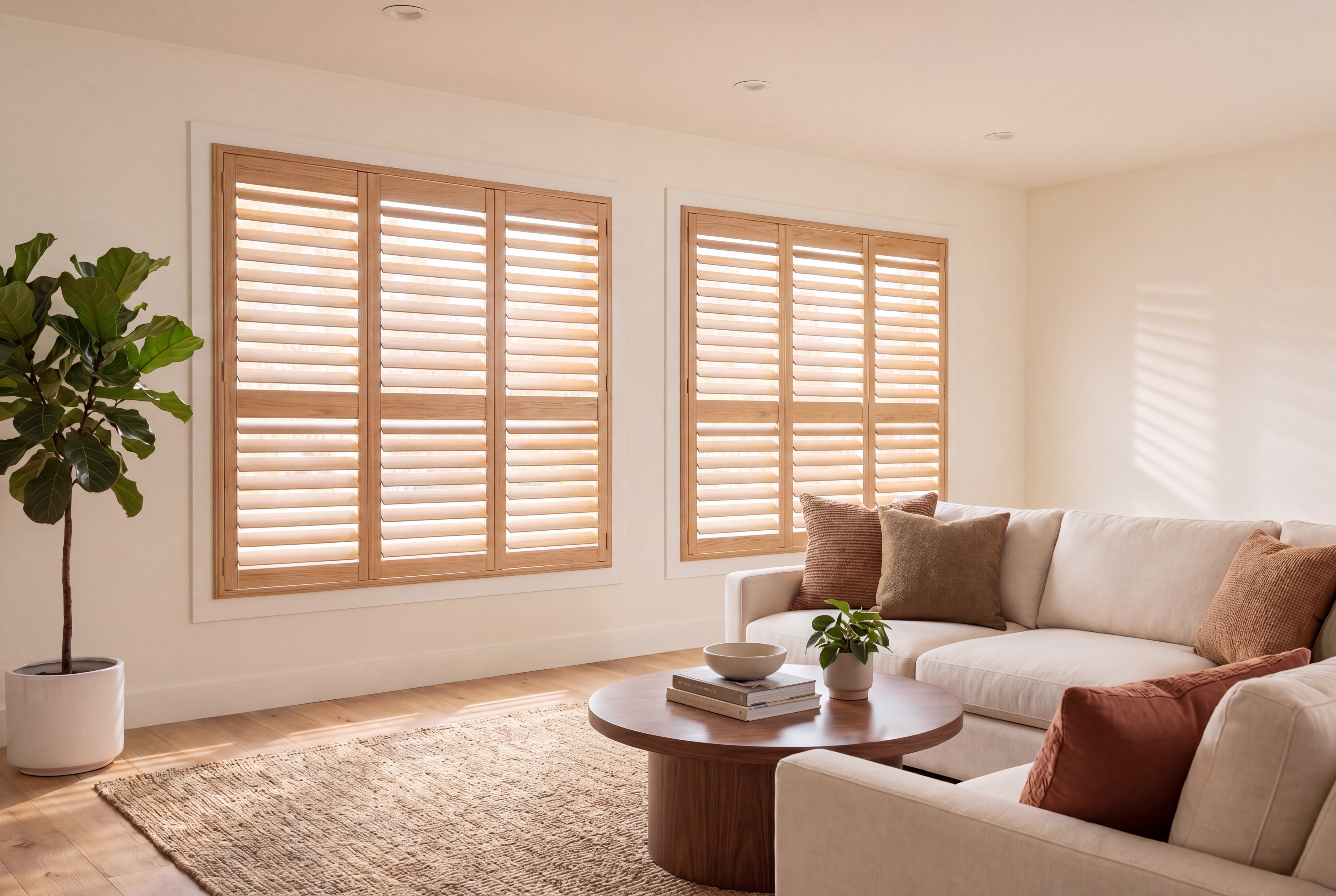 Custom Interior Bedroom Shutters