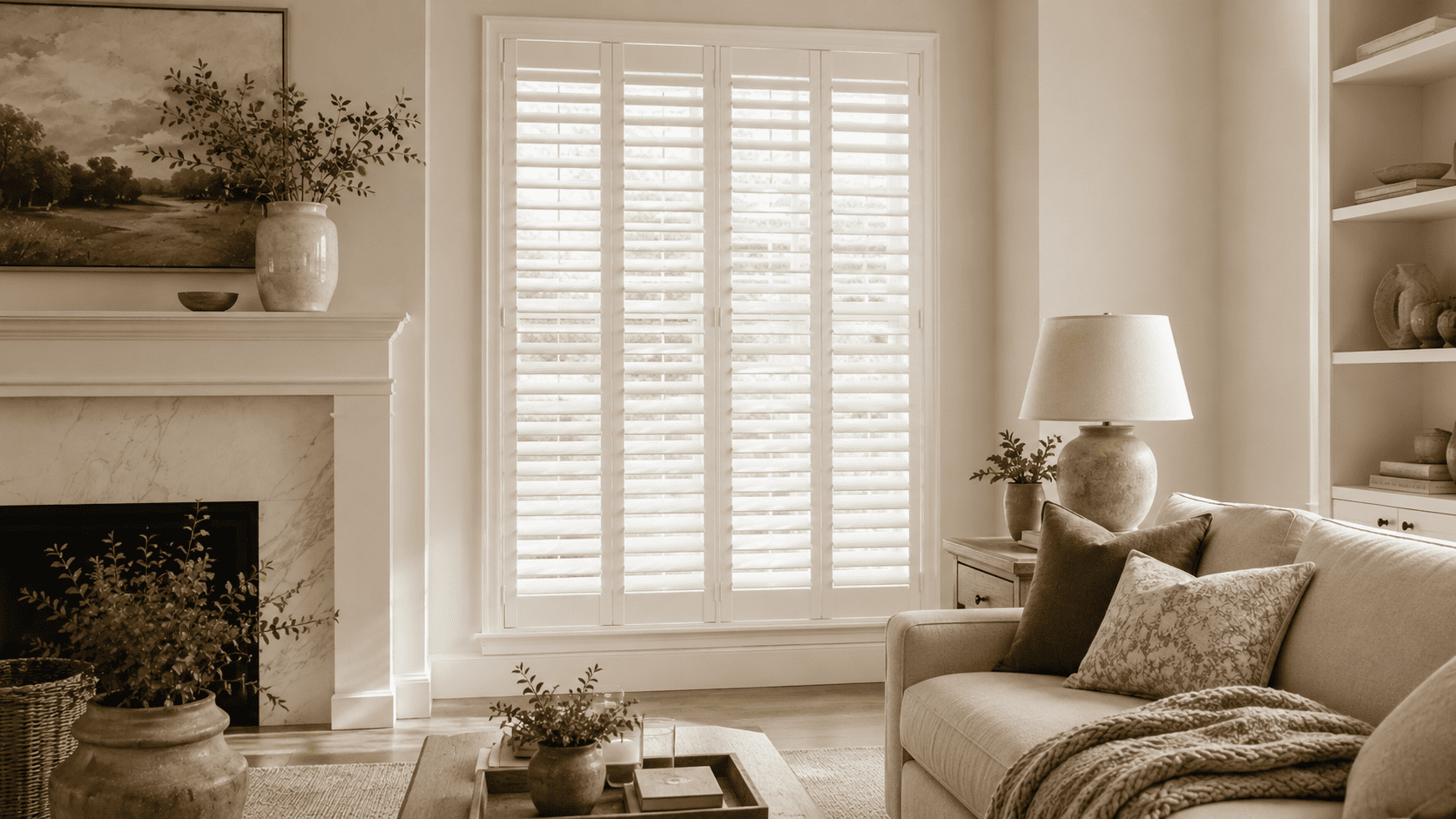 Custom Interior Bedroom Shutters