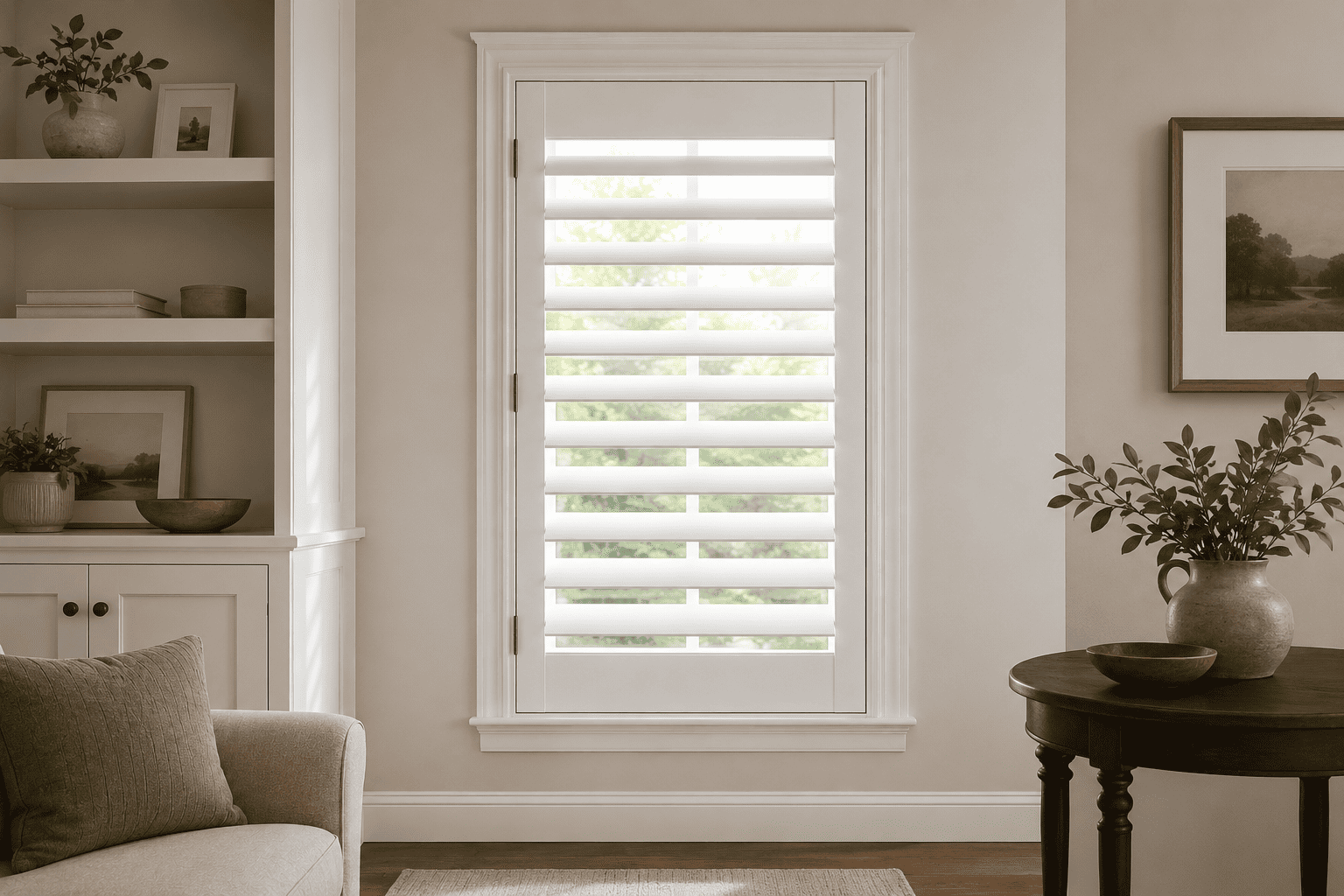 Custom Interior Bedroom Shutters