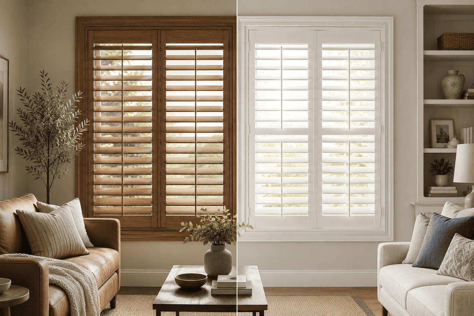 Custom Interior Bedroom Shutters
