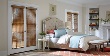 Wood Blinds in Bedroom